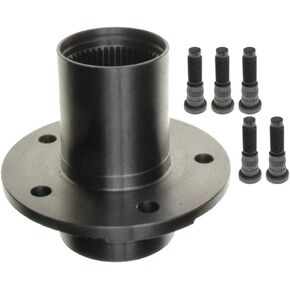 Raybestos R -Line Resumpt Brake Brake Prake و Rotor Axle Hub - لمحددات طرازات Ford Bronco و F150 (4440R)