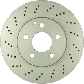 BOSCH 36010991 QuietCast Premium Disc Brake Rotor - Compatible with Select Mercedes-Benz C250, C300, E550; FRONT - Single