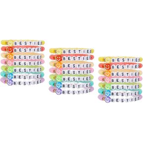 Friendship Bracelets Boho Stackable Bracelets for Women Surfer Heishi Clay Bead Bracelets Stretch Preppy Bracelets Colorful Boho Bracelets for Women