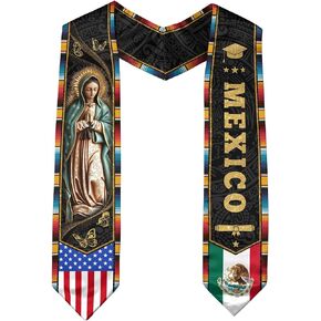Mexican Graduation Sash 2025, Graduation Stole Mexican, Mexico Stoles, Class of 2025 Sash