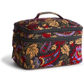 Vera Bradley Women's Premium Cotton Brush Up Cosmetic Case