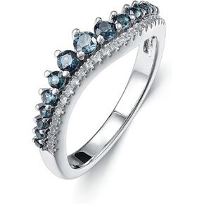 Birthstone Ring for Women 925 Sterling Silver Personalized 1-12 Months Birthstone Eternity Rings Anniversary Wedding Engagement Promise Stackable Rings for Her Wife Girlfriend Mother Gifts,#5-#9