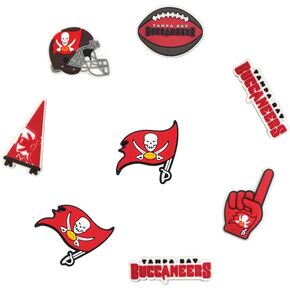تصميم لـ Buccaneers DIY أحذية الزخرفة سحر 7 حزمة للمراهقين للجنسين البالغين