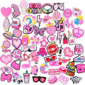 ممرضة موضوع سلسلة وردية كارتون سيارة لطيف kawaii سحر حذاء السقوط الثقوب الثقوب إكسسوارات الأحذية للأطباء الممرضات الحزب النساء المراهقات هدايا ديكور الحذاء