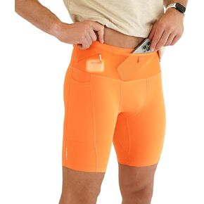 FlipBelt Men's Running Compression Shorts with Pockets - Secure Your Phone, Keys and Even Water Bottles - USA Small Business