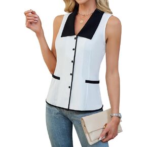 BMJL Women's Summer Tank Top Top Business Disuits 2025 Blouses Disy Disual Laze Shirts Olcy