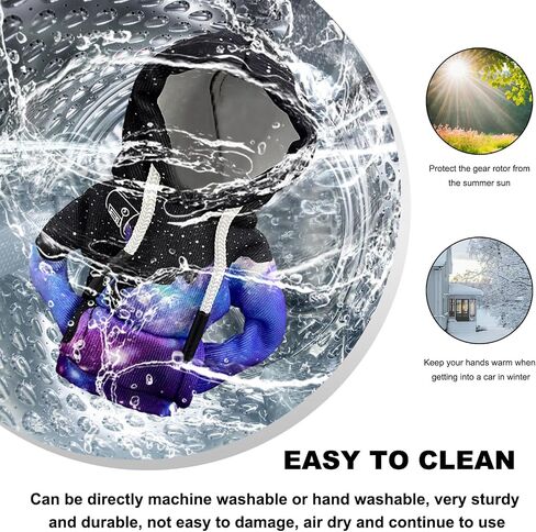 Car Gear Shift Hoodie, Gear Shift Knob Cover Funny Mini Sweater Hoodie, Winter Warm Fashionable Gear Shifter Hoodie Shirt, Automotive Shift Stick Protector Decoration (Starry Sky) in Saudi Arabia