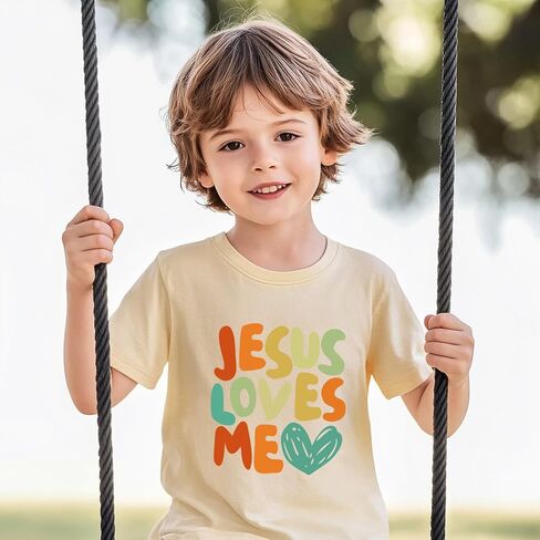 IAM A Child of God Christian Shirts for Kids Toddler Jesus Religious Tee Tops Bible Verse Clothes 2-7 Years in Saudi Arabia