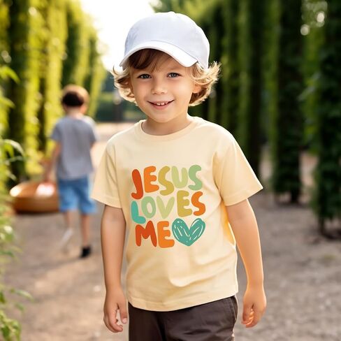 IAM A Child of God Christian Shirts for Kids Toddler Jesus Religious Tee Tops Bible Verse Clothes 2-7 Years in Saudi Arabia