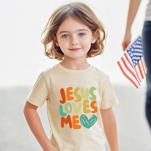 IAM A Child of God Christian Shirts for Kids Toddler Jesus Religious Tee Tops Bible Verse Clothes 2-7 Years in Saudi Arabia