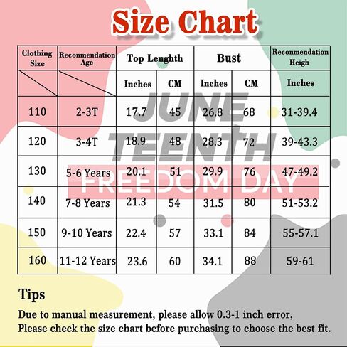 Juneteenth Shirt for Toddler Boys Girls 1865 Tshirts Cotton Short Sleeve Tees 2-12 Years in Saudi Arabia