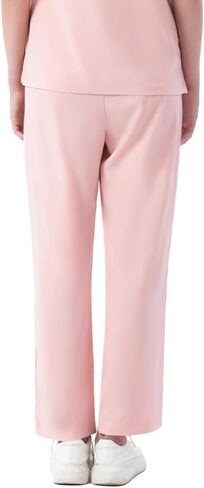 Scrub Healthcare Pants for Women,Straight Leg Scrub Bottoms with 4-Way Soft Stretch Fabric,Easy Care in Saudi Arabia