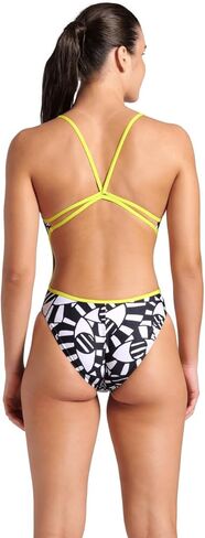 ARENA Women's Performance Open Your Eyes Lace Back Training Swimsuit Ladies Bathing Suit in Kuwait