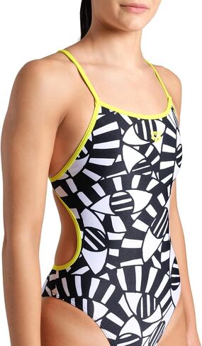 ARENA Women's Performance Open Your Eyes Lace Back Training Swimsuit Ladies Bathing Suit in Kuwait