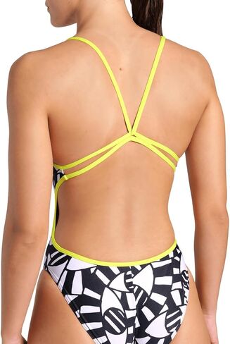 ARENA Women's Performance Open Your Eyes Lace Back Training Swimsuit Ladies Bathing Suit in Kuwait