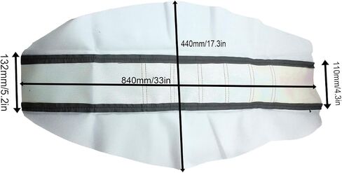 Motorcycle Universal Seat Covern Waterproof Protection Antislip for EXC KLX KXF YZF CRF XR SX SXF YZ Motorbike Motocross Dirt Pit Bike 22mm 28mm (White) in Saudi Arabia