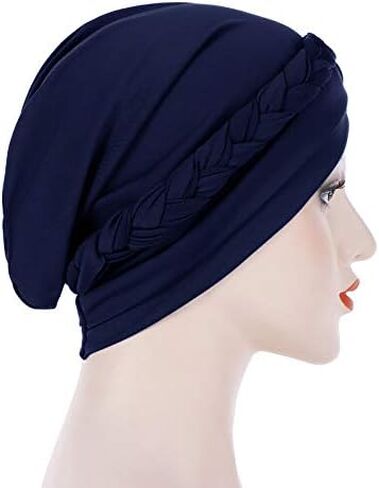 Novarena African Turban for Women Knot Pre-Tied Bonnet Beanie Cap Headwrap in Kuwait