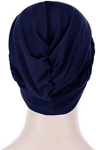 Novarena African Turban for Women Knot Pre-Tied Bonnet Beanie Cap Headwrap in Kuwait