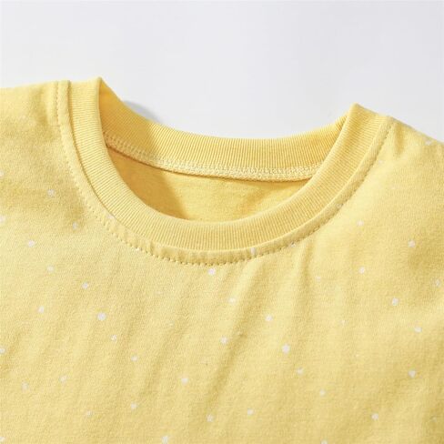 Youlebao Little Girls Short Sleeve Dresses Cotton Casual Clothing in Kuwait