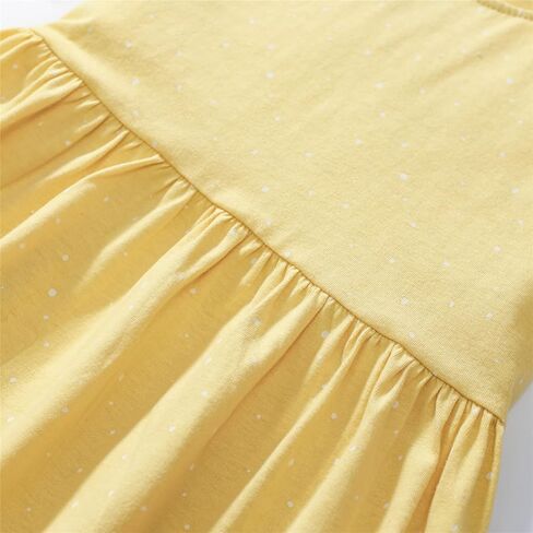 Youlebao Little Girls Short Sleeve Dresses Cotton Casual Clothing in Kuwait