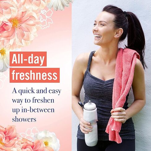 Vagisil Feminine Dry Wash Deodorant Spray for Women, Gynecologist Tested, On The Go Hygiene, 2 Scent Bundle - White Jasmine, Odor Block (2.6 oz Each) in Saudi Arabia