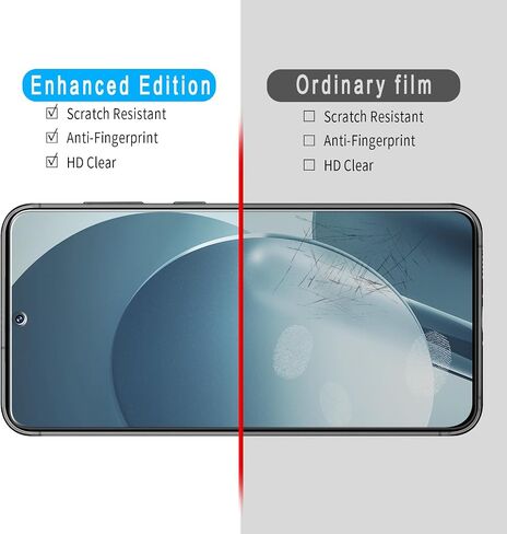 Slanku [3 Pack] Screen Protector for Samsung Galaxy S23 Plus 5G Tempered Glass, Support Fingerprint Reader, Easy installation, Bubble Free, Anti Scratch, HD Clear, Case Friendly in Saudi Arabia