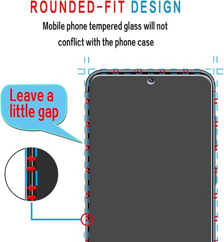 Slanku [3 Pack] Screen Protector for Samsung Galaxy S23 Plus 5G Tempered Glass, Support Fingerprint Reader, Easy installation, Bubble Free, Anti Scratch, HD Clear, Case Friendly in Saudi Arabia