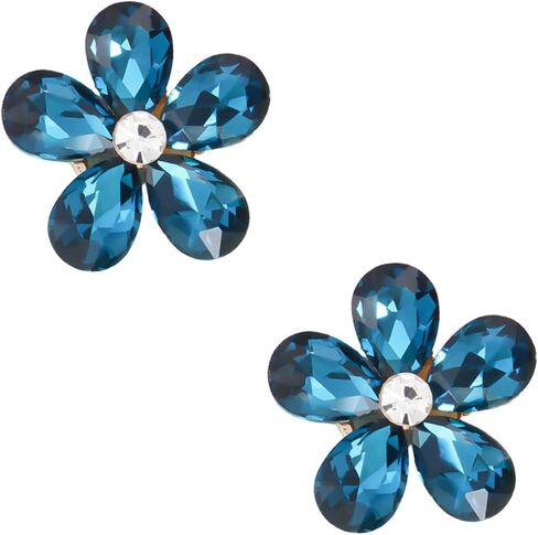 5pcs Crystal Flower Beach Bage Shoissories charms alloy class charms متوافق مع حقائب Bogg Women Excalseors for Party and Birthday - Multi Color in Kuwait