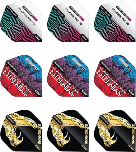 حزم رحلات رمي ​​السهام المتنوعة من RED DRAGON - 3 مجموعات في كل حزمة (9 رحلات رمي ​​السهام إجمالاً) in Kuwait