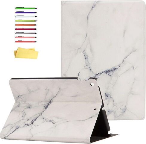 حافظة لجهاز iPad Air 3 (الجيل الثالث) 10.5 بوصة 2019 وiPad Pro 10.5 بوصة 2017، لوحة زيتية ذكية من جلد البولي يوريثان مع حامل ثلاثي الطي وغطاء مغناطيسي مقاوم للصدمات مع خاصية النوم/الاستيقاظ التلقائي، ليلة مرصعة بالنجوم الزرقاء in Kuwait