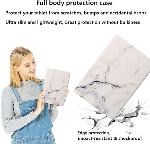 حافظة لجهاز iPad Air 3 (الجيل الثالث) 10.5 بوصة 2019 وiPad Pro 10.5 بوصة 2017، لوحة زيتية ذكية من جلد البولي يوريثان مع حامل ثلاثي الطي وغطاء مغناطيسي مقاوم للصدمات مع خاصية النوم/الاستيقاظ التلقائي، ليلة مرصعة بالنجوم الزرقاء in Kuwait