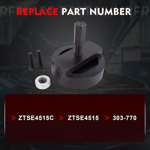 303-770 Crankshaft Rear Main Seal & Wear Sleeve Ring Installer Tool Compatible with 2004-2010 Ford E-Series F-Super Duty 4.5L 6.0L 6.4L，Replace ZTSE4515C ZTSE4515 in Saudi Arabia