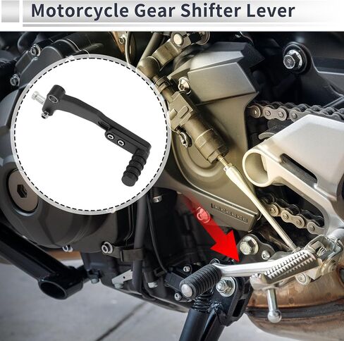 Motorcycle Gear Shifter Lever for Kawasaki NINJA 400 2018-2023 Pedal Shift Lever Arm Black in Saudi Arabia