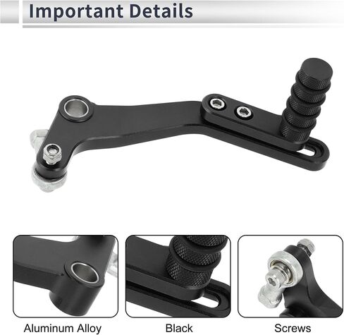 Motorcycle Gear Shifter Lever for Kawasaki NINJA 400 2018-2023 Pedal Shift Lever Arm Black in Saudi Arabia
