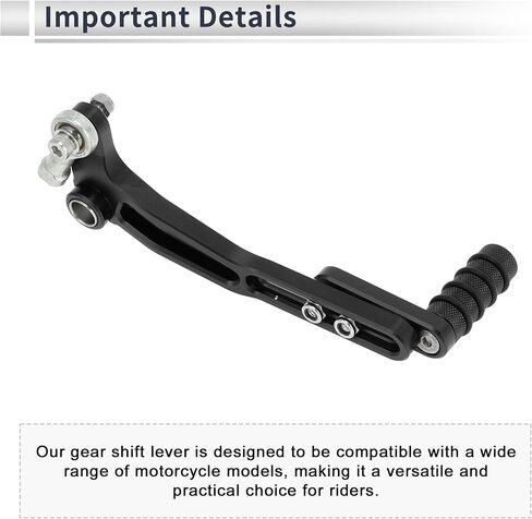 Motorcycle Gear Shifter Lever for Kawasaki NINJA 400 2018-2023 Pedal Shift Lever Arm Black in Saudi Arabia