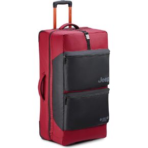 Jeep JS006B Two Wheel Rolling Travel Duffle Bag