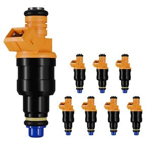 Fuel Injectors Set of 8 Replacement for 1989-2005 Ford F150 F250 F350 E150 E250 E350 Lincoln Mercury 4.6L 5.0L 5.4L 5.8L, Fuel Injector Kit, Replaces 0280150943