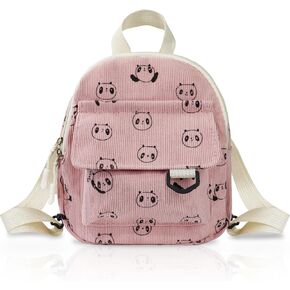 Small Backpack Purse, Corduroy Ladies Backpack Small Backpack for Women and Girls, Womens Backpack Small Backpacks (pink)