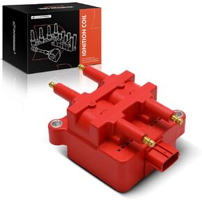 A-Premium (Red) Pack Coil Coil Pack متوافق مع Subaru Outback 2000-2005 ، Forester 1999-2004 ، Impreza 1999-2004 ، Legacy 1997-2005 ، Baja 2003-2006 ، 2.2L 2.5L ، يحل محل 224333a41a