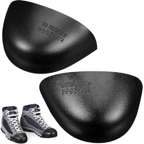 1 Pair Steel Toe Inserts Safety Shoes Toe Caps Steel Toe Boots Covers Work Boot Toe Protector Steel Toe Guards for Work Boots Safety Footwear Toe(US Size Man 7, Women 8.5)