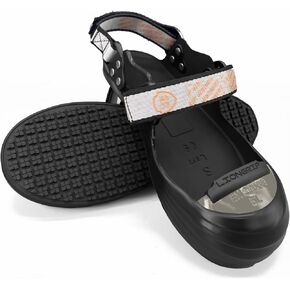 LG09 CE & ASTM أغطية أحذية مقاومة للانزلاق | SRO مضاد للانزلاق | خفيفة الوزن تيتانيوم سبيكة اصبع القدم | أغطية التمهيد للماء للماء للرجال/النساء (34-48) (S （US4-7 ， النساء）) in Kuwait