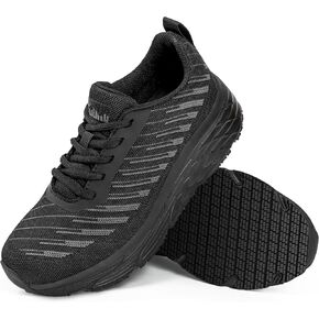 R CORD Non Slip Work Shoes Women Food Service Comfortable Water Resistant Womens Sneakers Slip Resistant Work Shoes Women