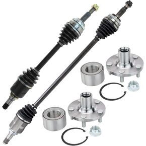 TRQ Drivetrain Kit Front Compatible with 2003-2010 Pontiac Vibe 2009-2018 Toyota Corolla 2003-2013 Matrix