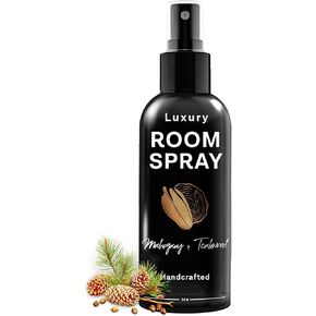 605Products Luxury Room & Air Freshener Spray - Long Lasting Odor Eliminator, Essential Oils Home Fragrance Supplies - Mahogany Teakwood (3.4oz)
