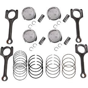 SLTY Engine Piston Bearing Kit, Connecting Rods and Main Connecting Rod Bearings Compatible with 14-18 Hyundai Kia 2.0 Liter