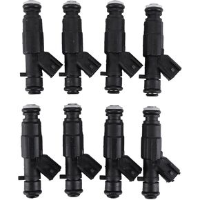 8PCS Fuel Injectors 0280155923 Compatible for Cadillac DeVille 2000-2005, for Pontiac Bonneville 2004-2005, for Cadillac Eldorado 2000-2002, for 2001-2003 Oldsmobile 4.0 4.6L 12559036 0280155923