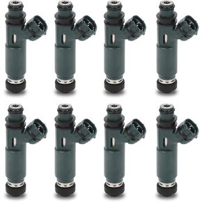 JDMON Fuel Injectors Compatible with 2000-2004 Toyota Tundra,2003-2004 Toyota 4Runner,1998-2005 Lexus LX470,2001-2004 Toyota Sequoia,2003-2005 Lexus GX470 V8 4.7L Replacement for FJ387