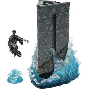 Department 56 Harry Potter Village Azkaban Prison and Dementor Lit Building and Figurine Set, 9.33 Inch, Multicolor