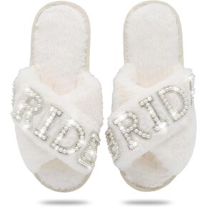 white slipper for women