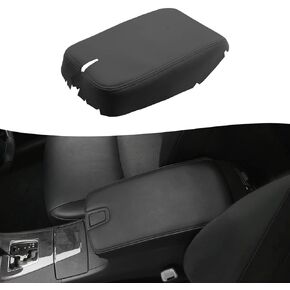 KBH Center Console Cover Armrest تنجيد لكزس ES350 2007 2008 ، جلود الفينيل ، غطاء بديل للراحة ، مضاد للخلع ، تان
